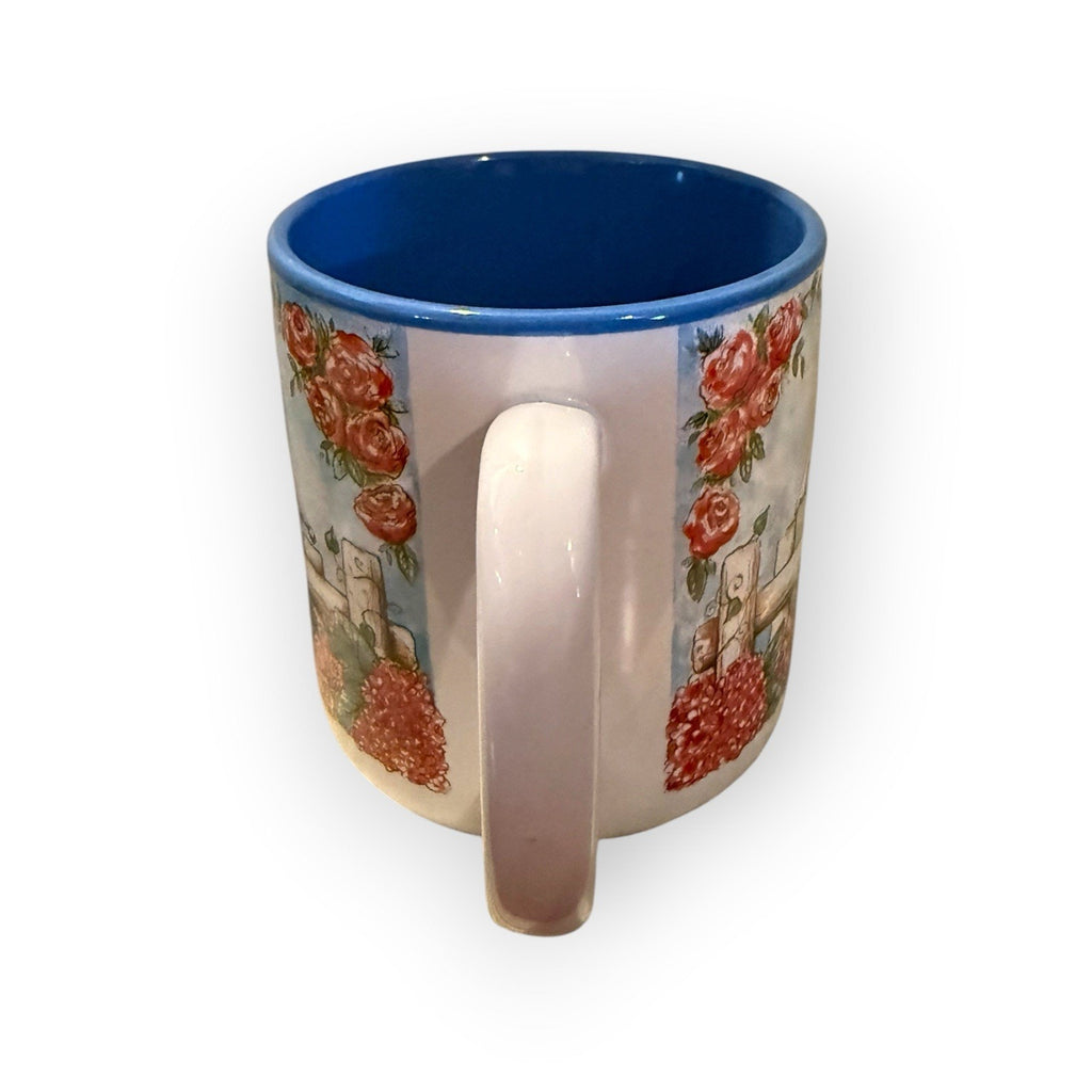 VINTAGE 1995 VALENTINE BE MINE FLOWERS INC NEW LOOKS 12 OUNCE COFFEE CUP MUG