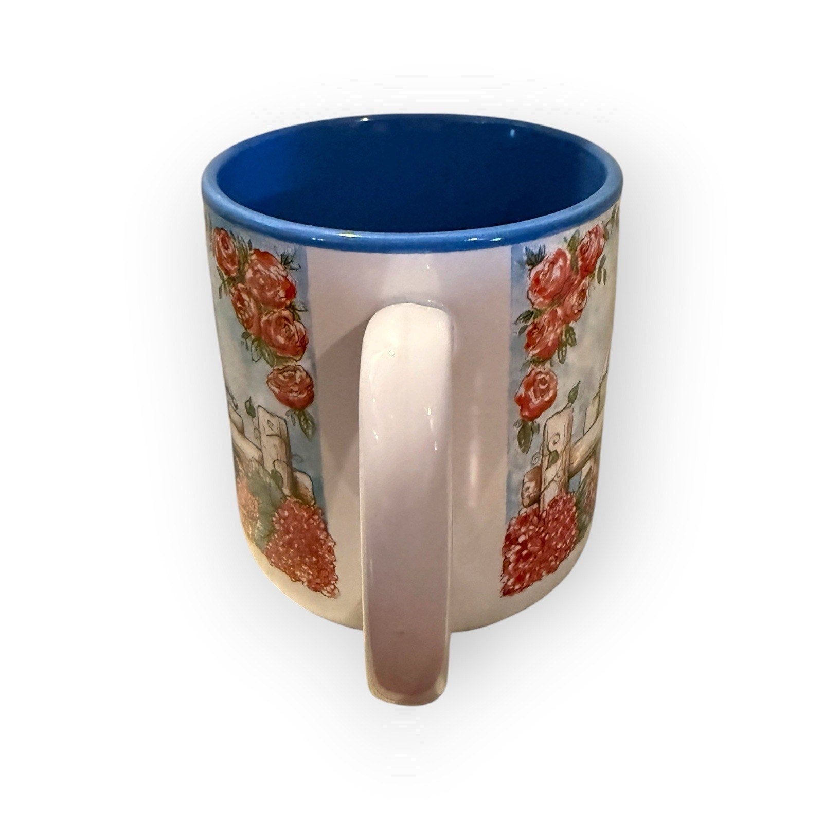 VINTAGE 1995 VALENTINE BE MINE FLOWERS INC NEW LOOKS 12 OUNCE COFFEE CUP MUG