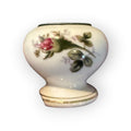 VINTAGE HAND PAINTED MOSS ROSE CIGARETTE LIGHTER HOLDER PAC JAPAN Stunning
