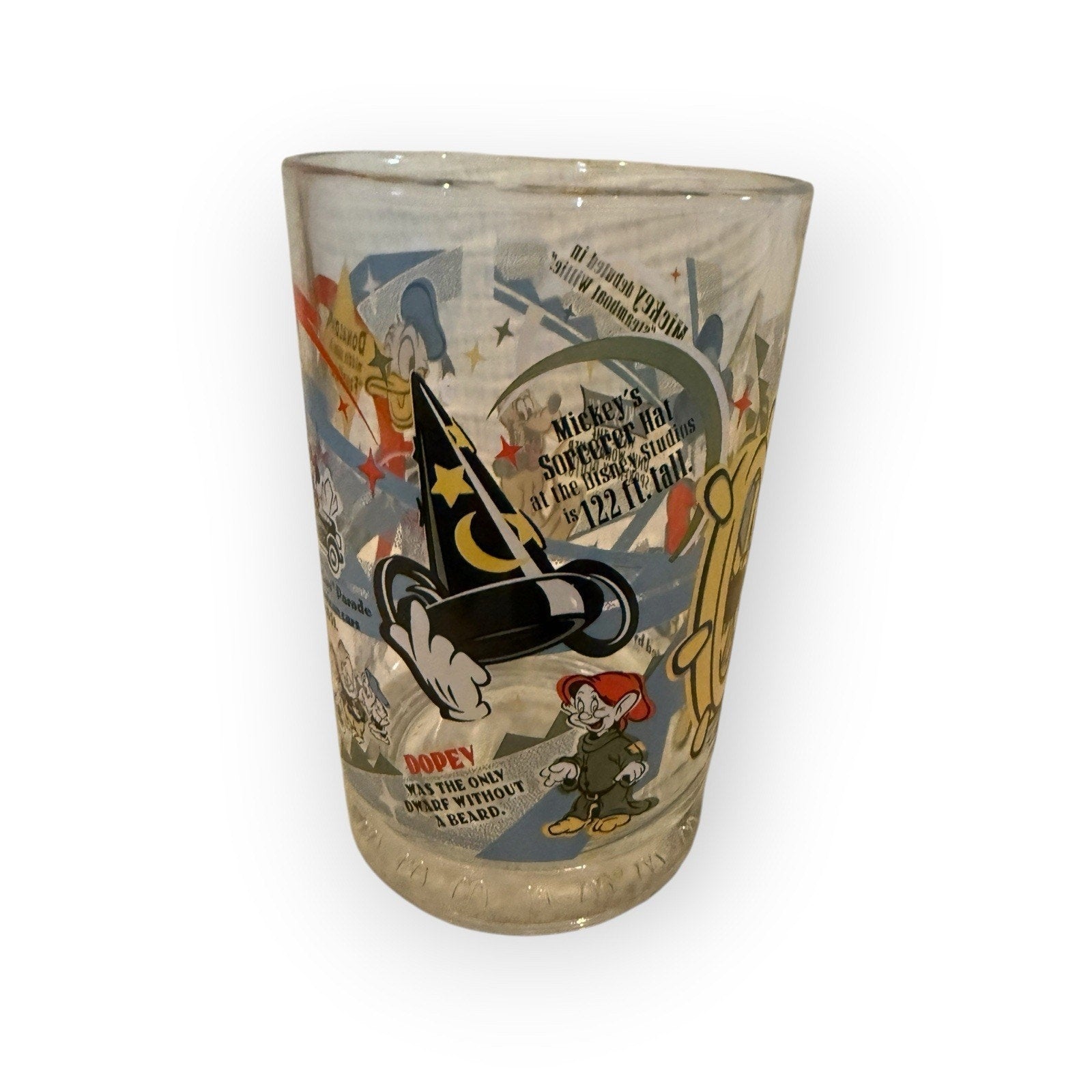 Collectable McDonalds Disney Drinking Glass 100 Years Of Magic Mickey Mouse