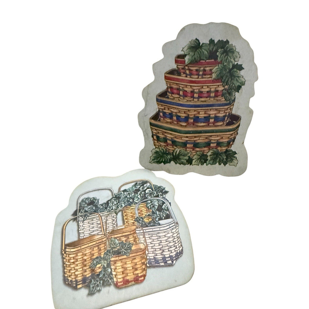 Longaberger Fruit Themed Coasters, set of five, excellent condition