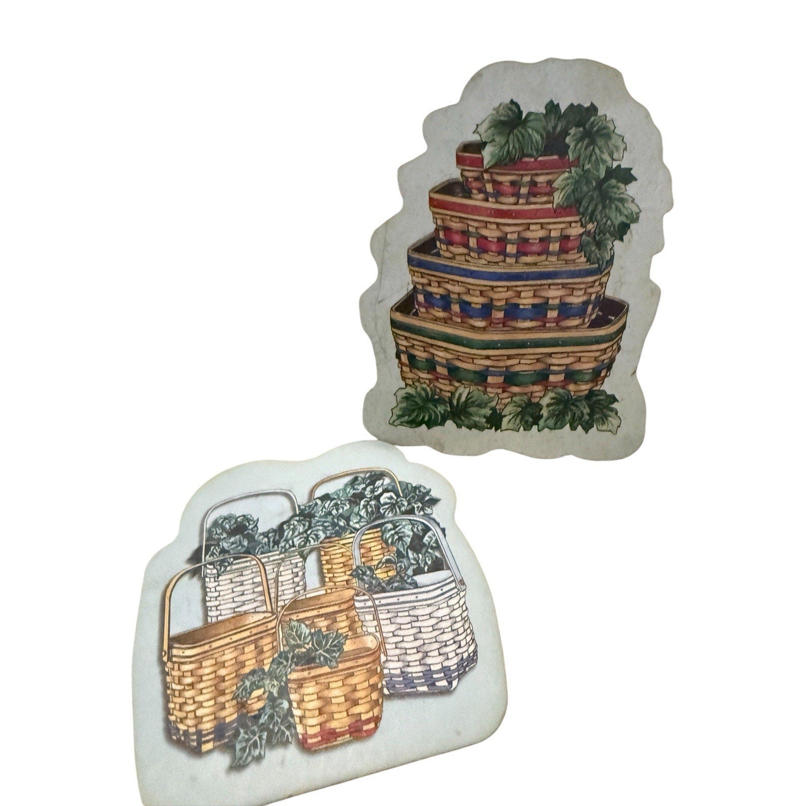 Longaberger Fruit Themed Coasters, set of five, excellent condition
