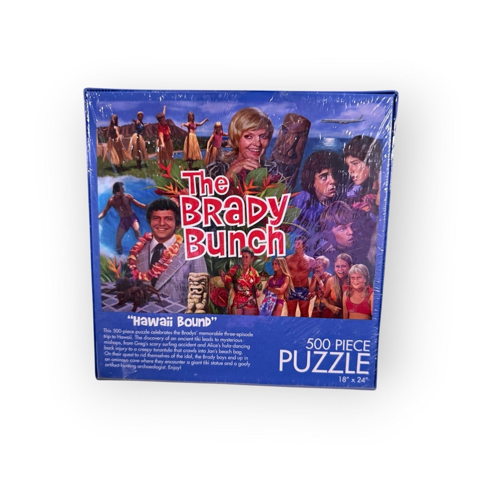 The Brady Bunch 500 Piece Jigsaw Puzzle Classic TV Show HAWAII BOUND Episode NEW