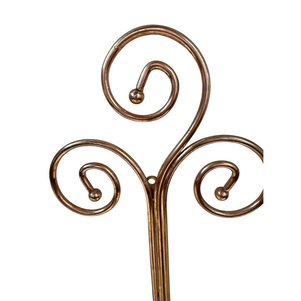 Contemporary Metal Wall Sconce Swirl Pattern Wall Mounted Candle Holder