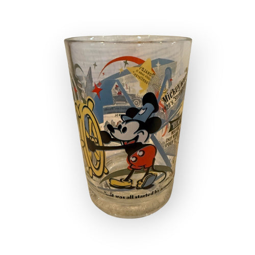 Collectable McDonalds Disney Drinking Glass 100 Years Of Magic Mickey Mouse