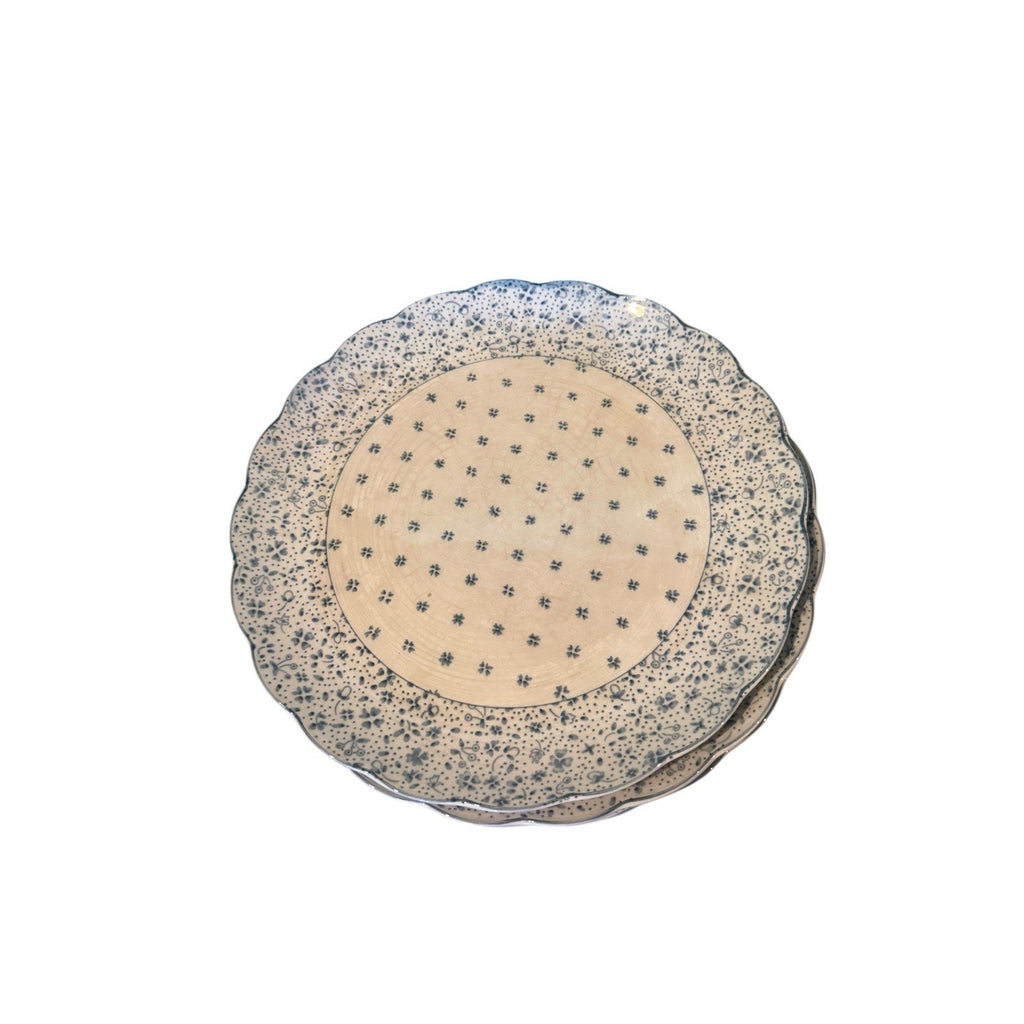 Set Of 6: Nikko Forget-Me-Not Plates 480172