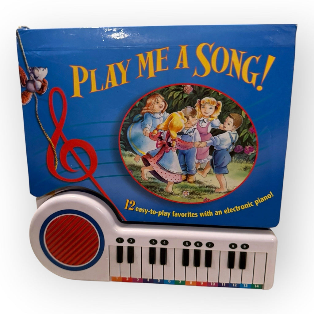 Vtg Play Me A Song! Electronic Piano with Book 1998 Nursery Rhymes Learn to Play