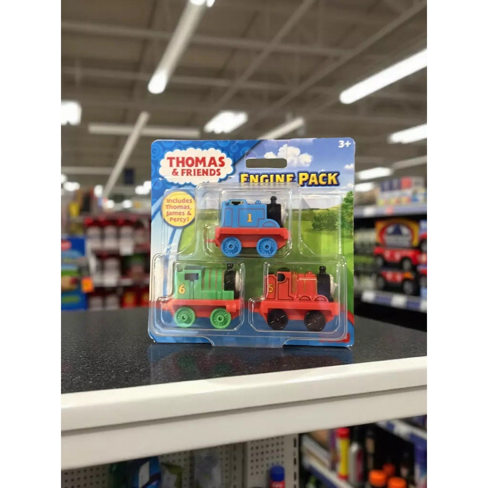 Thomas & Friends Train Set - Classic Toy Train Engines Pack with Miniature Locomotives