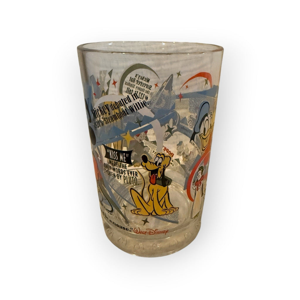 Collectable McDonalds Disney Drinking Glass 100 Years Of Magic Mickey Mouse