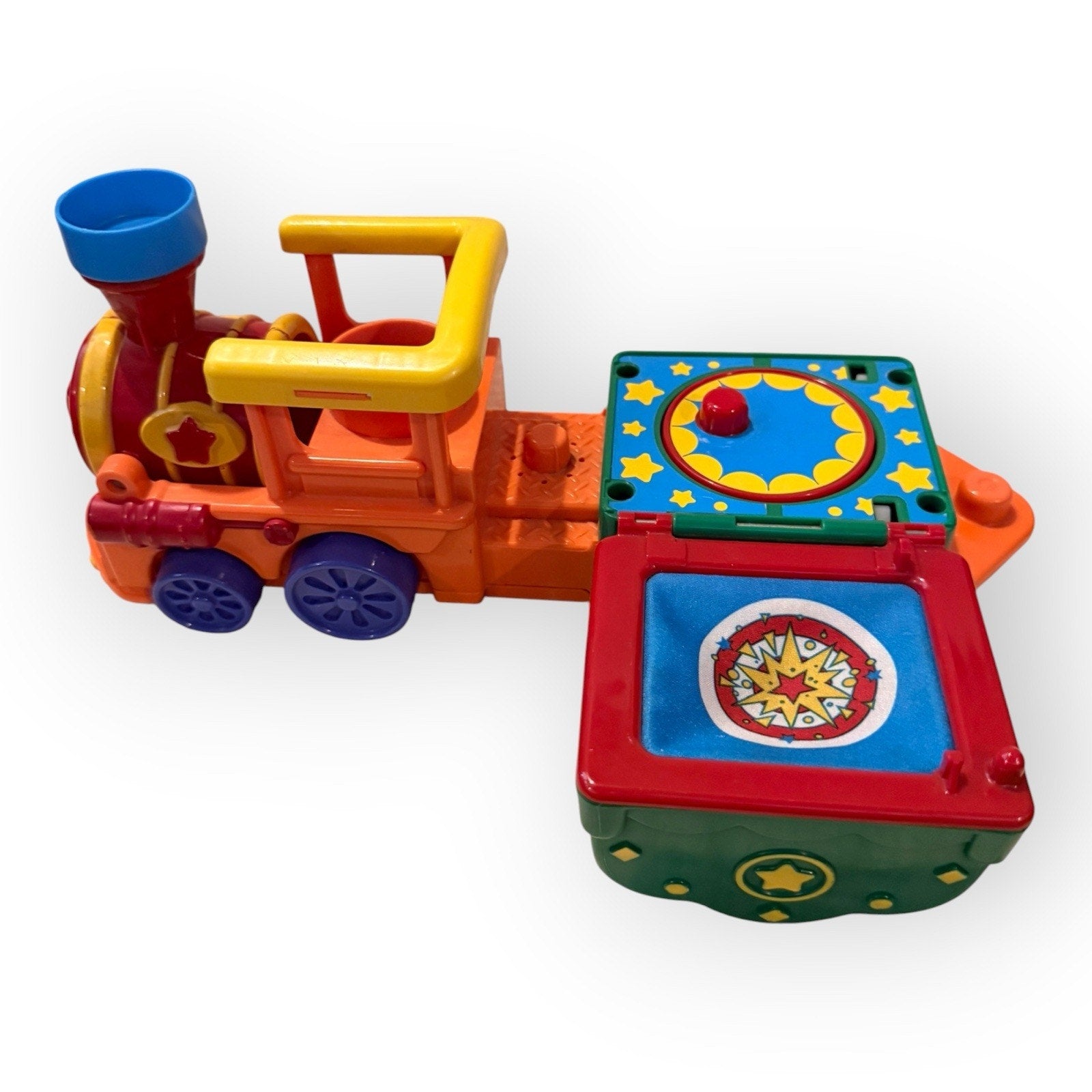 Fisher Price Big Top Circle Train VTG 1998 Motorized Colorful Little People 12”