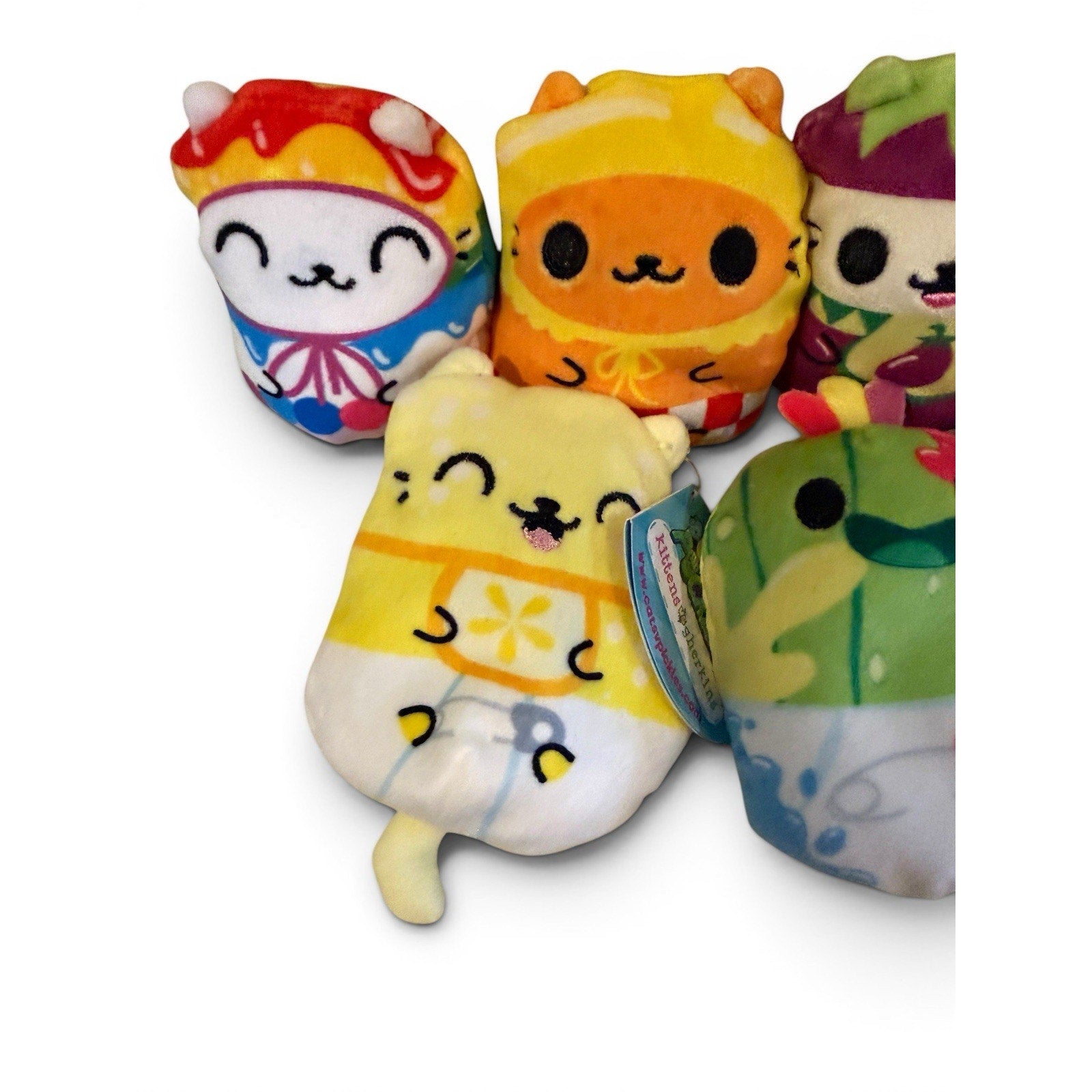 Cats vs. Pickles Lot of 6 Assorted Beanie Bean Bag Plush