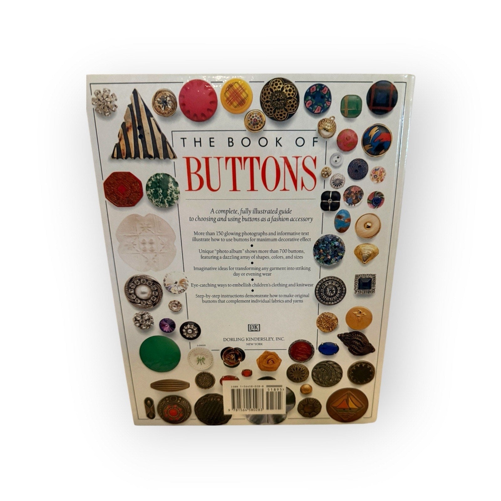 The Book Of Buttons by Joyce Whittemore Hardback Book