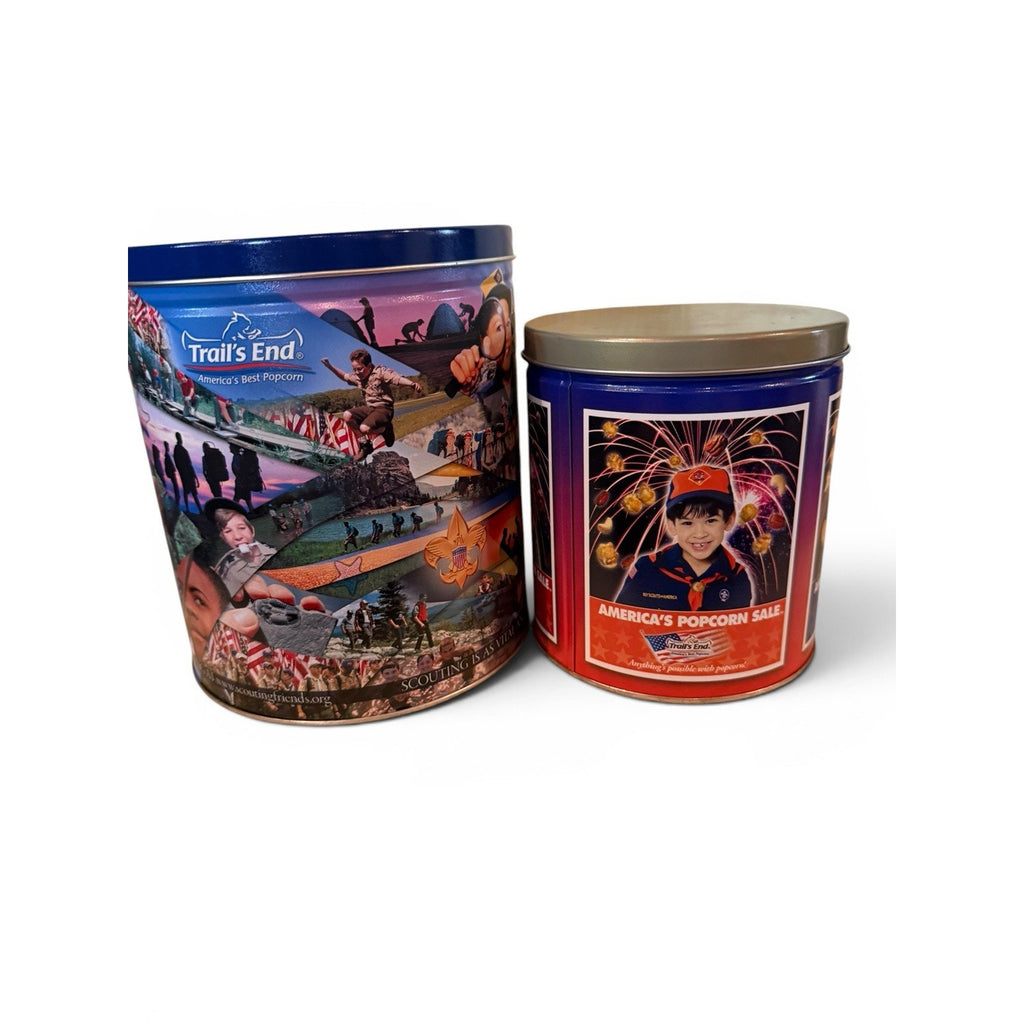 Trail's End Celebrating 100 Years of Scouting Empty Tin PreOwned: Set Of 2