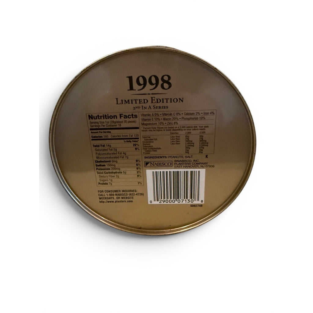 1998 PLANTERS PEANUTS Advertising TIN Limited Edition 2nd In A Series