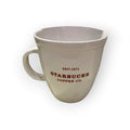Starbucks Holiday Coffee Mug, 18oz White With Maroon Letters, 2007