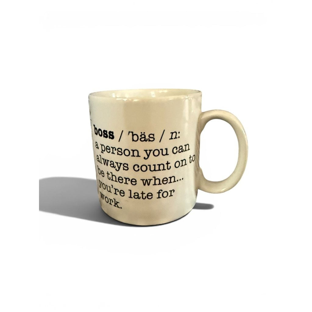 Russ Vintage Ceramic Mug with Cartoon Design