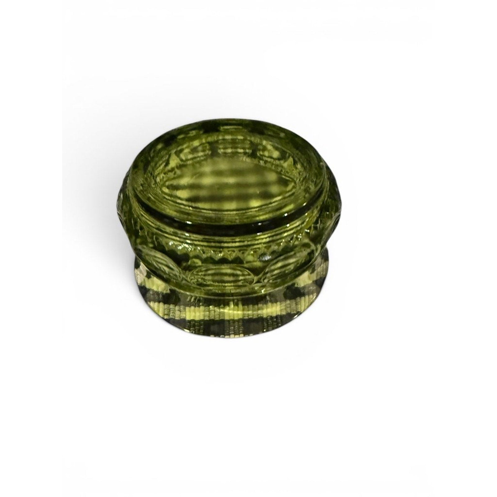 Vintage Green Depression Glass Bowl