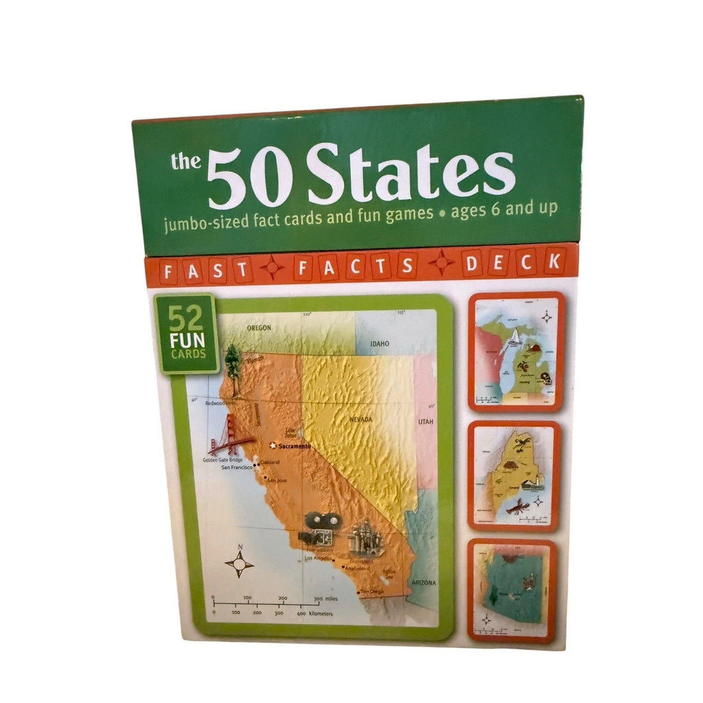 Big City Press 50 States & Presidents Fast Facts Decks 52 Fun Cards