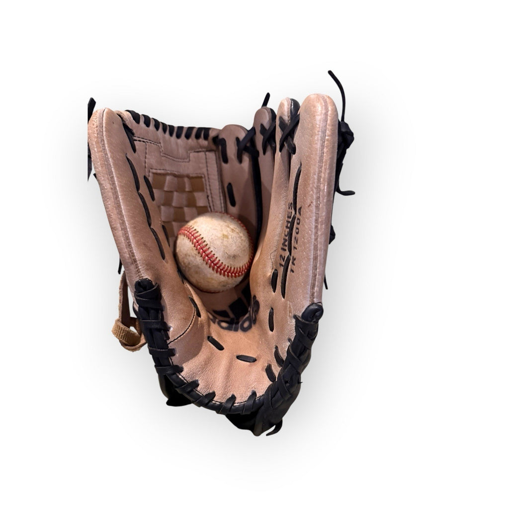 Adidas TR1300A 12" Baseball Glove Mitt RHT Right Handed Throw Tan Black Leather