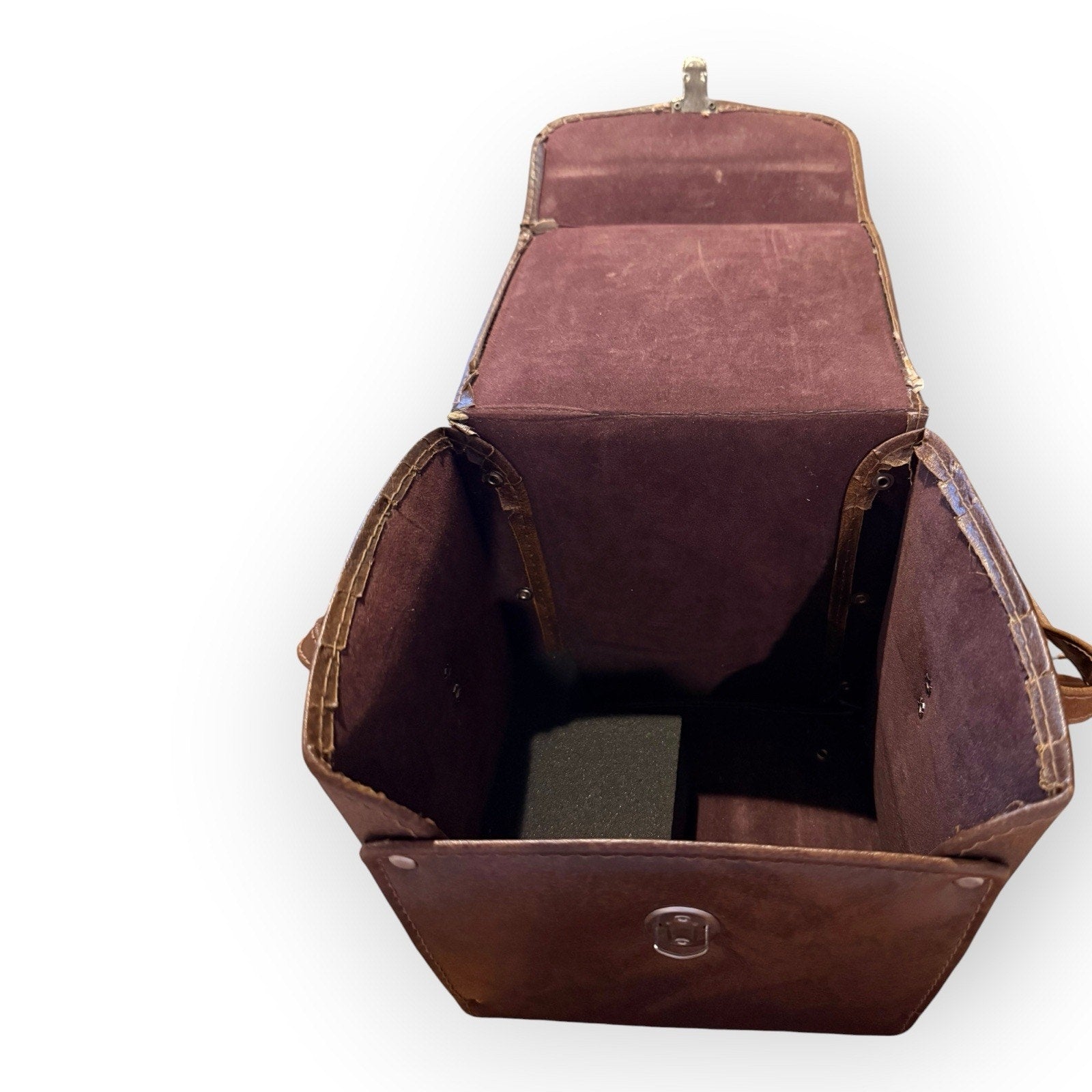 Diamond KP-25 Brown Leather Hard Case for Universal Camera with Strap