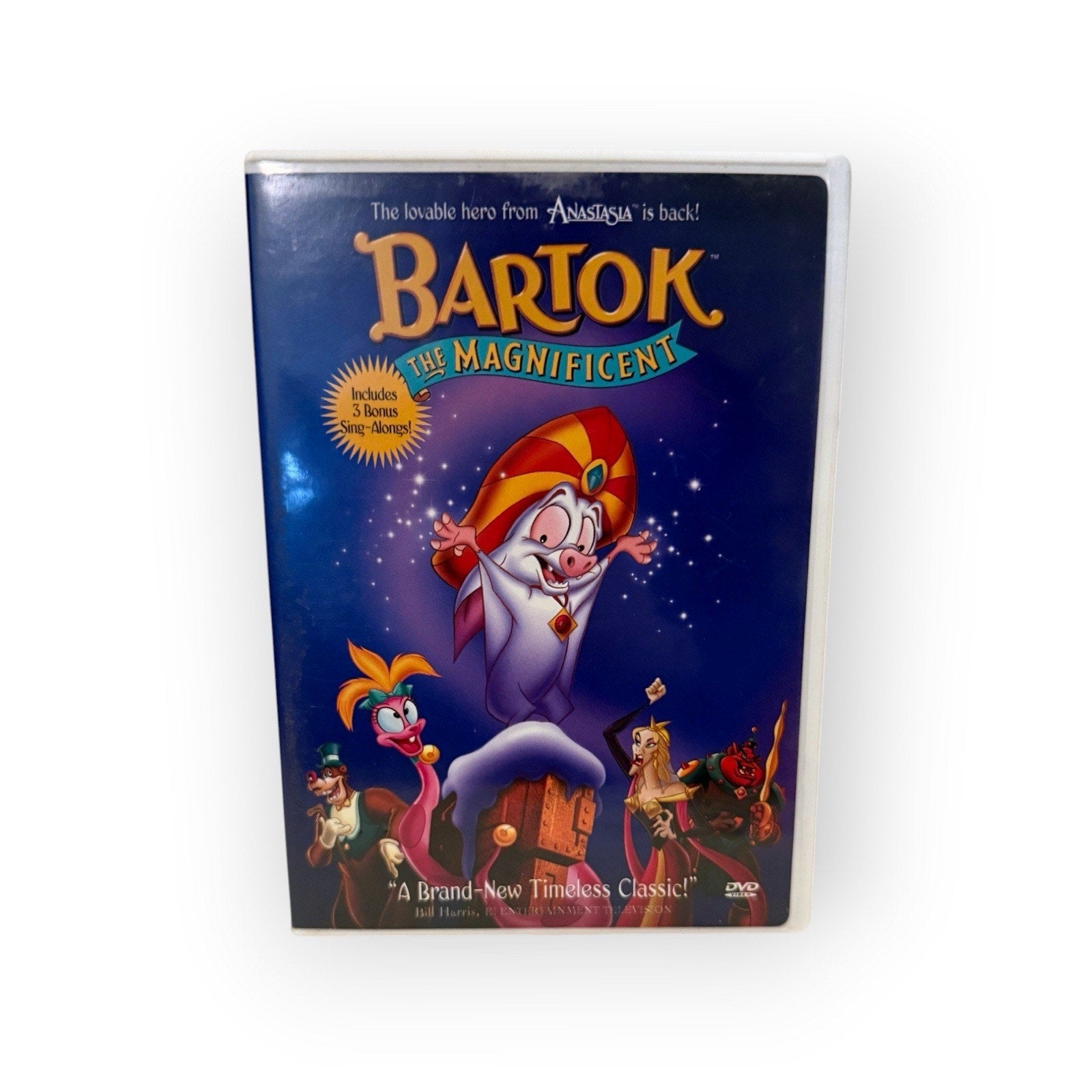 Bartok the Magnificent (DVD 1999 + Guide) Anastasia Bat Don Bluth Animation Film