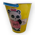 Pammy Panda & Tyg Tiger Tin Pail 1981 Hallmark Shirt Tales Ohio Art