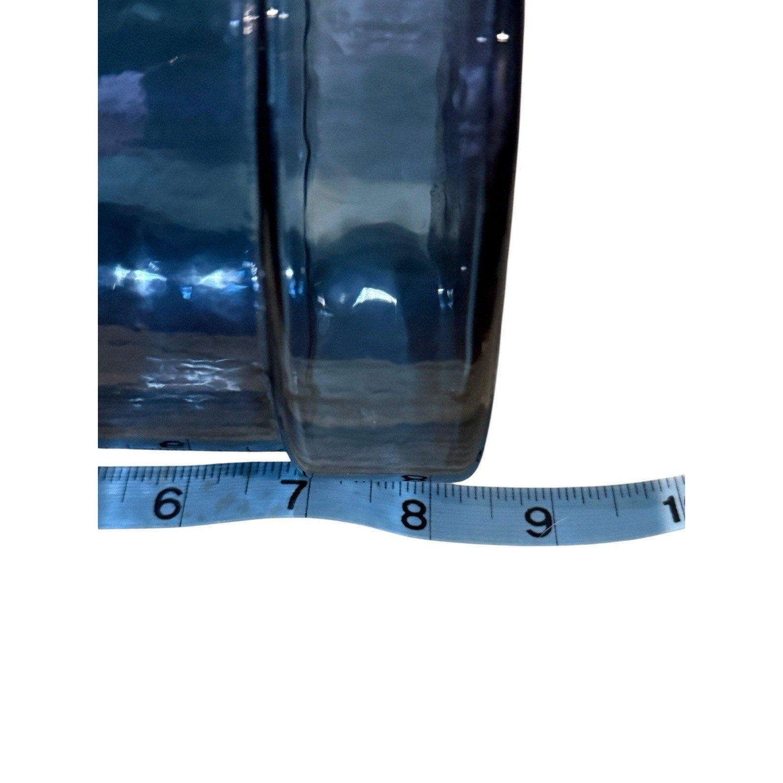 Vintage L.E. Smith Cobalt Blue Glass Milk Can Jug Canister 11” & 9”Set of 2