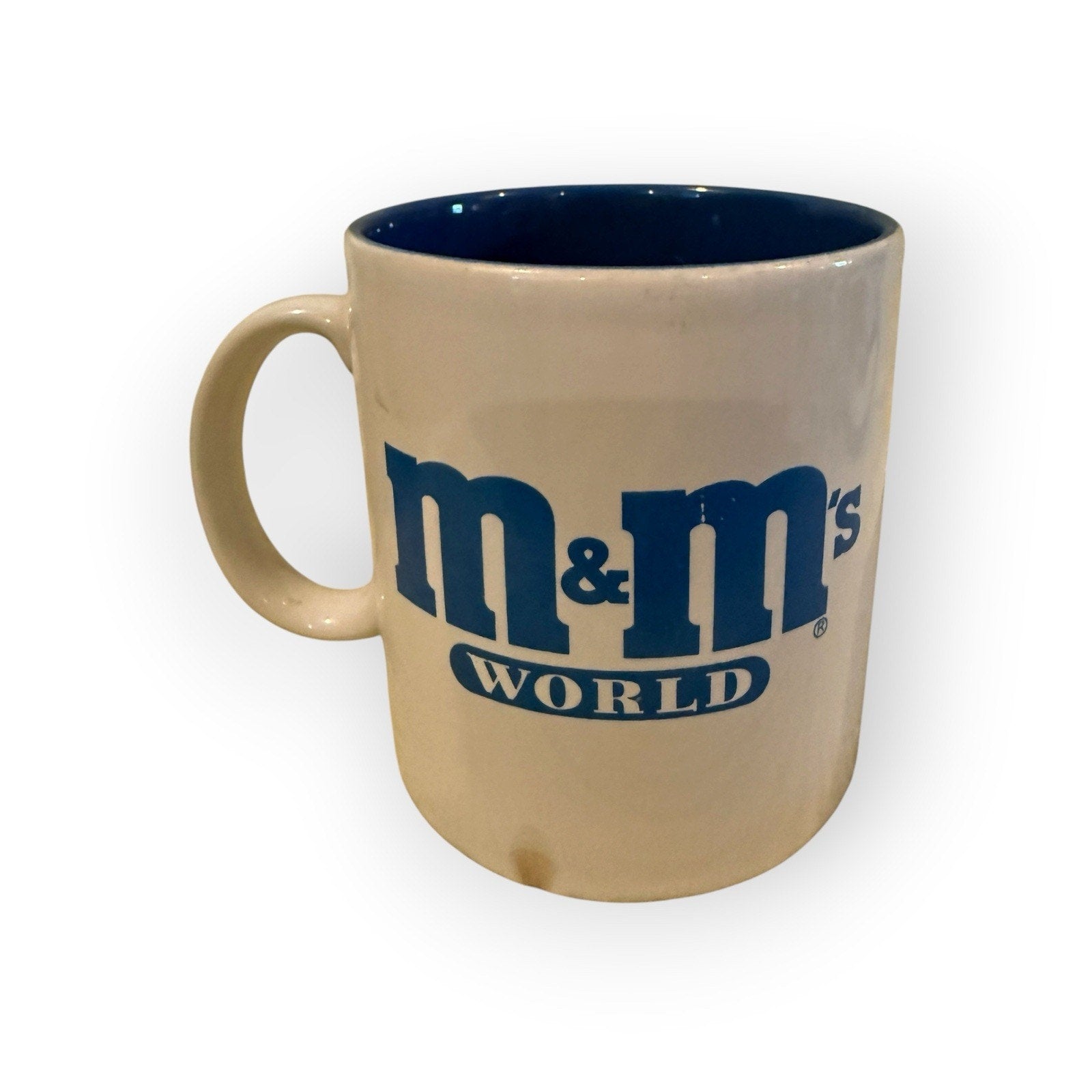 Laughing it up in Las Vegas M&M coffee cup