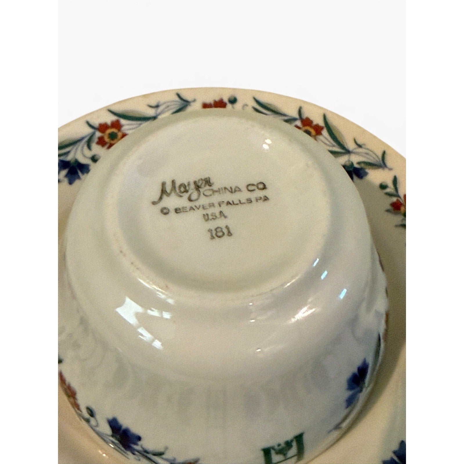Homestead Cup and Saucer Homer Laughlin Resortware Restaurant Ware