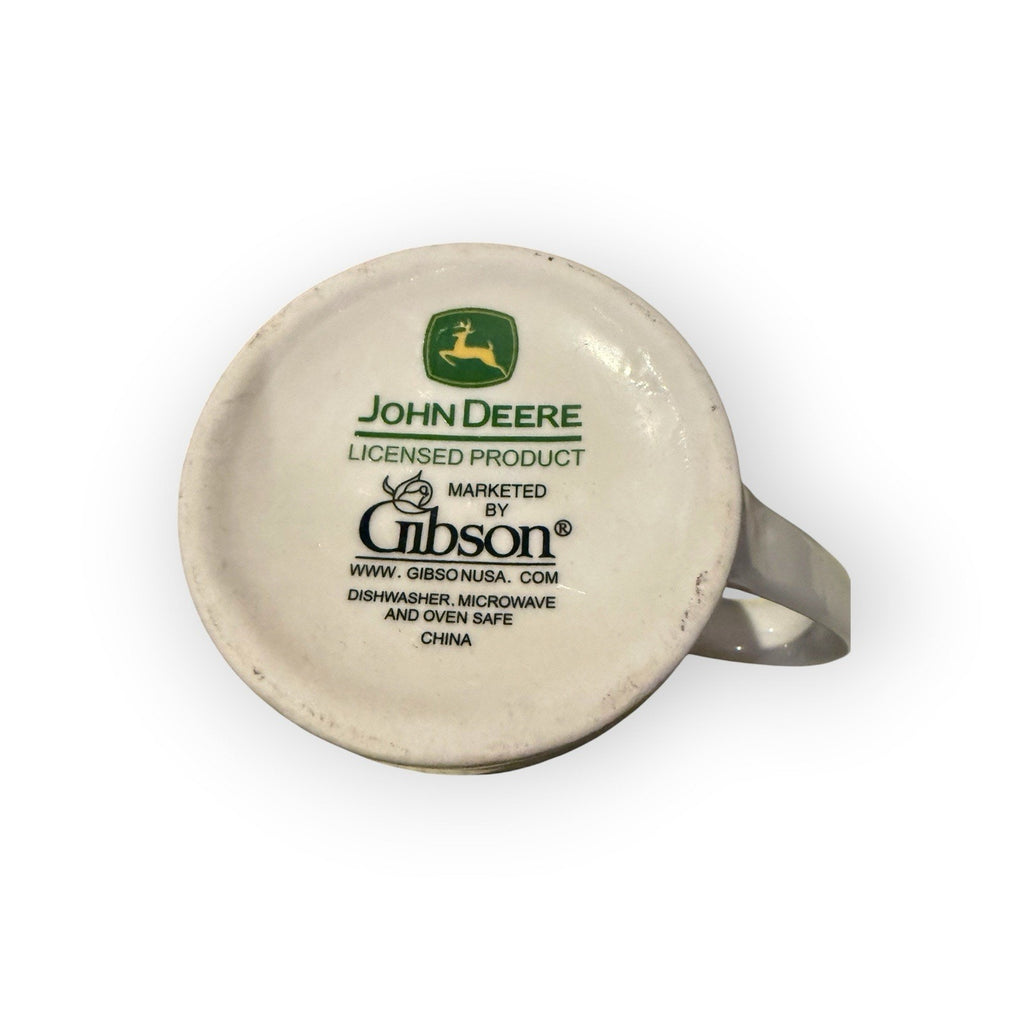 John Deere “Nothing Runs Like A Deere”Tractor Gibson Coffee Mugs Set Of 2