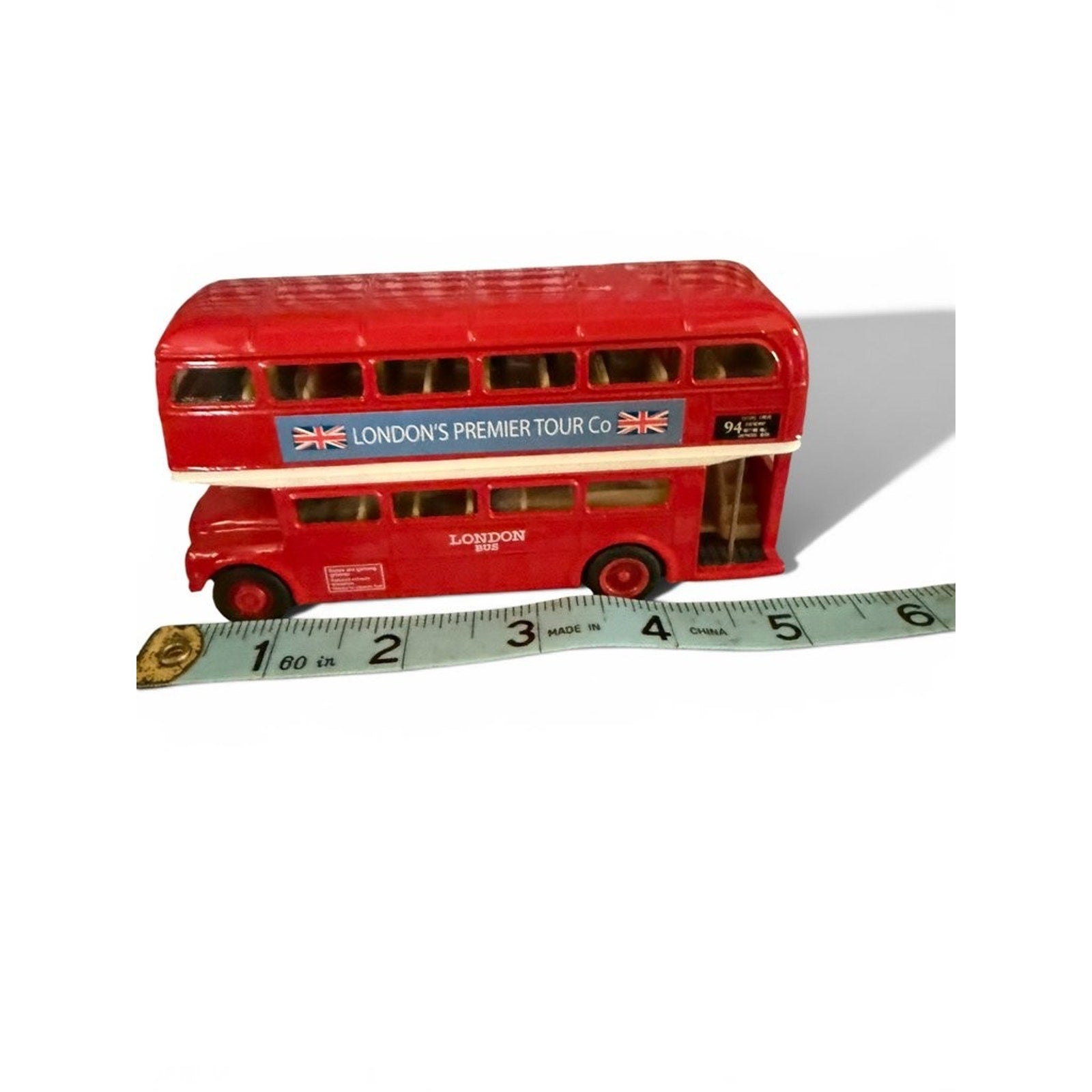 Vintage Diecast London Double Decker Bus Model