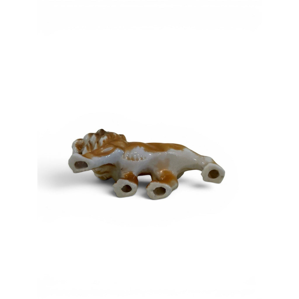 Vintage miniature Porcelain Ceramic Lion Japan