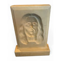 Vintage Christus Gardens Souvenir Plaque/Bookend Gatlinburg TN '87 Ron Cotter