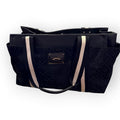 Tommy Hilfiger Black TH Logo Jacquard Tote Bag Handbag Purse Vtg