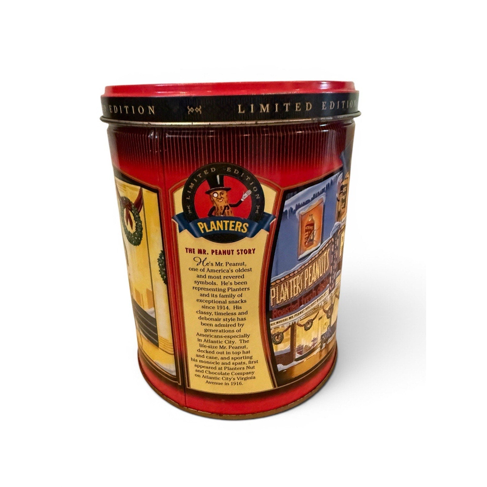 1998 PLANTERS PEANUTS Advertising TIN Limited Edition 2nd In A Series