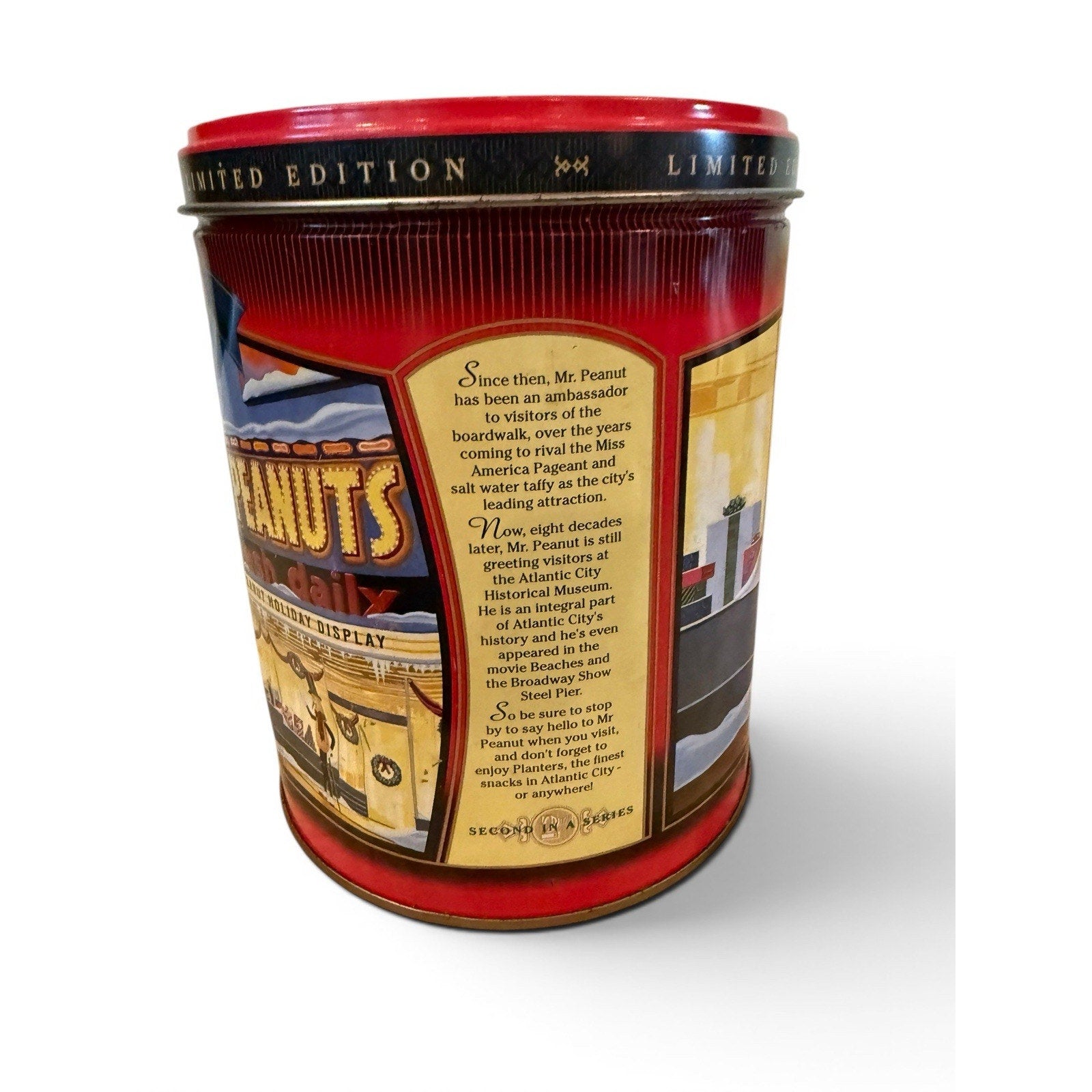 1998 PLANTERS PEANUTS Advertising TIN Limited Edition 2nd In A Series