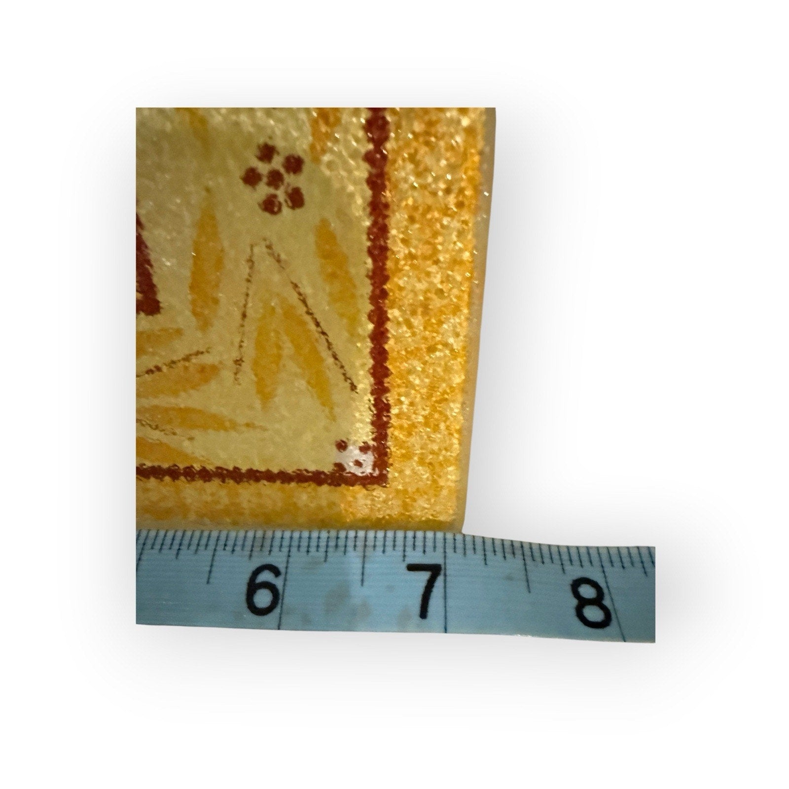 Temptations Old World Yellow Set of 2 Trivets Hot Plates Perfect For Holidays