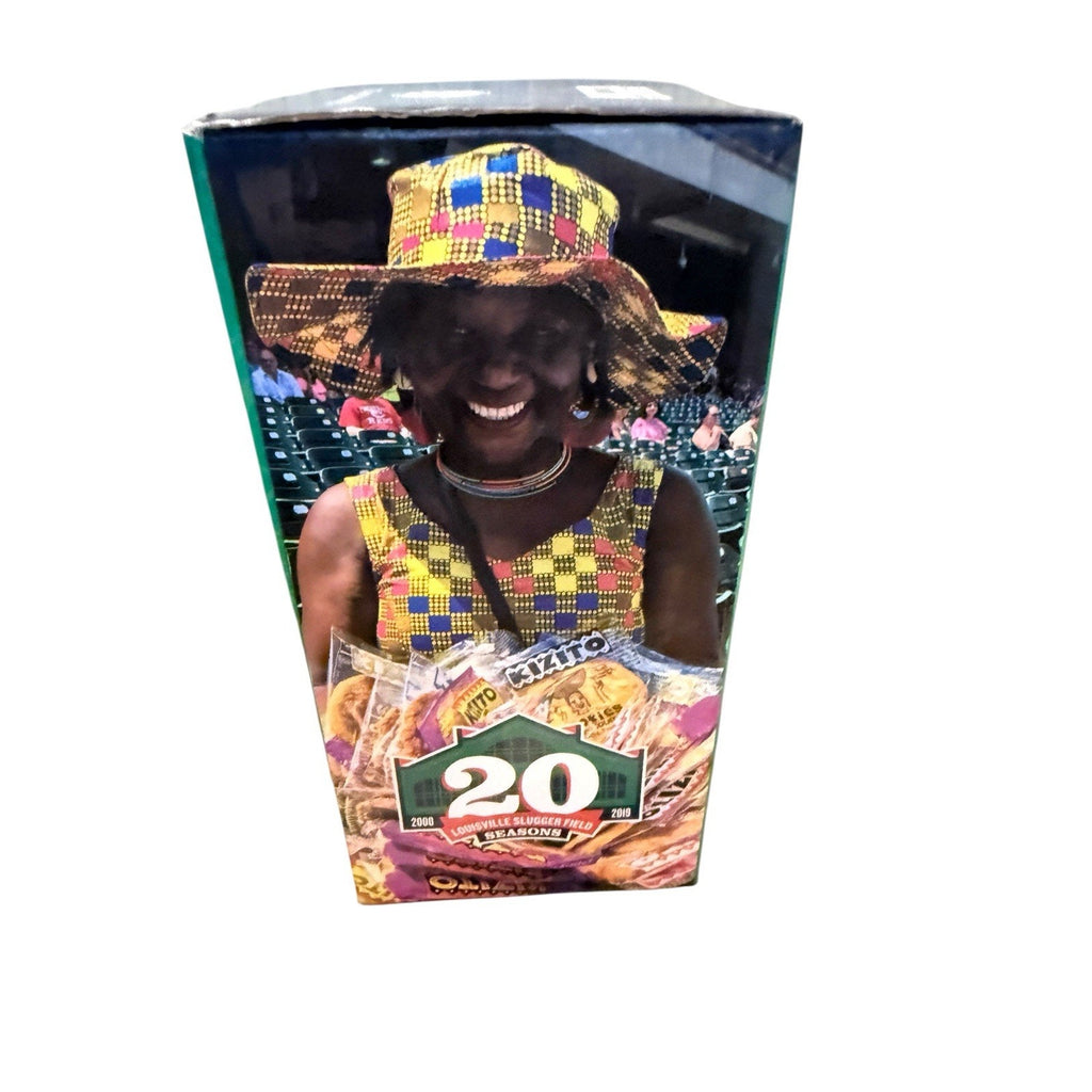 Louisville Bats Bobble Head Cookie Lady Elizabeth Kizito SGA Minor League 2019