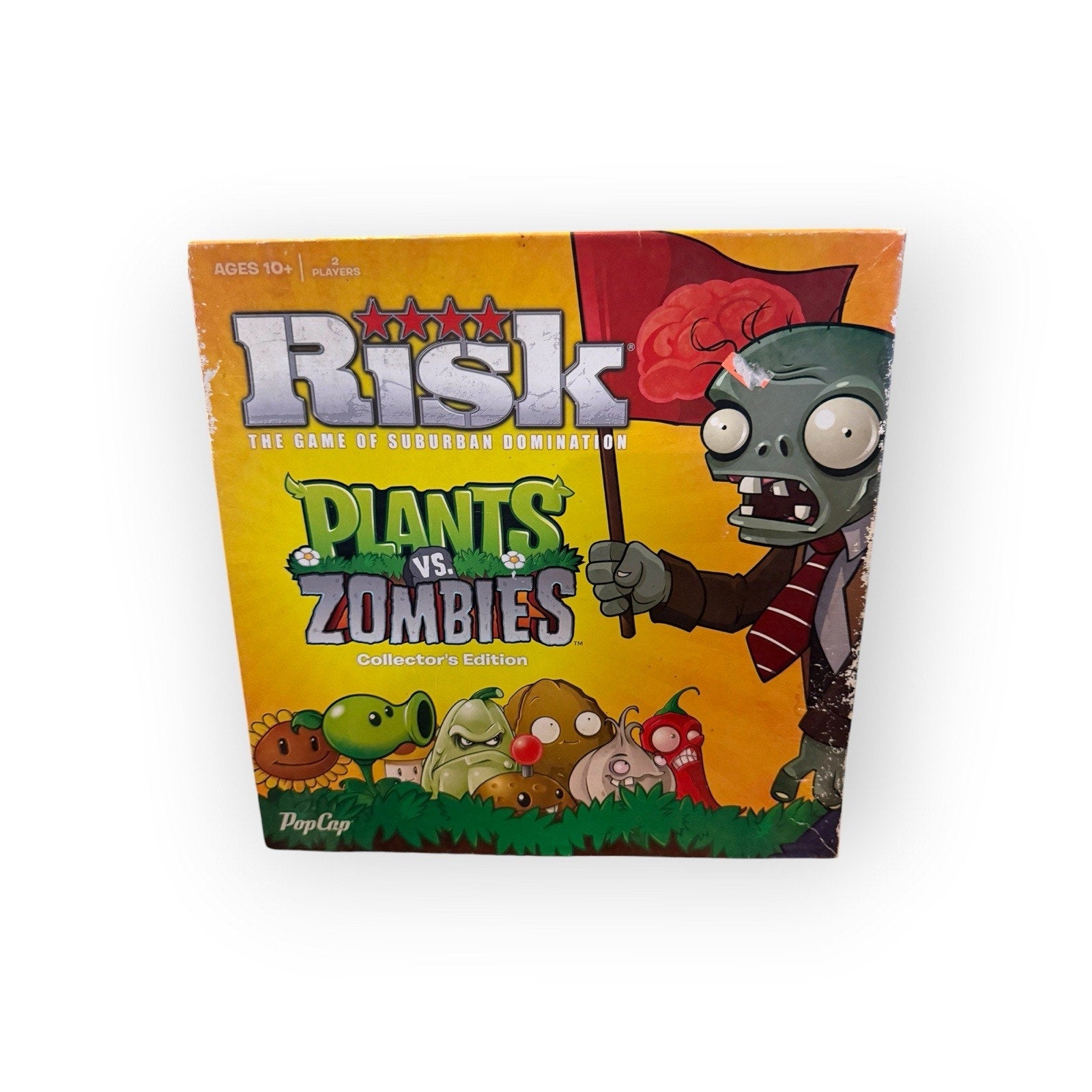 Risk Plants VS Zombies Collector's Ed 2013 Board Game Popcap Missing 1 Zombie