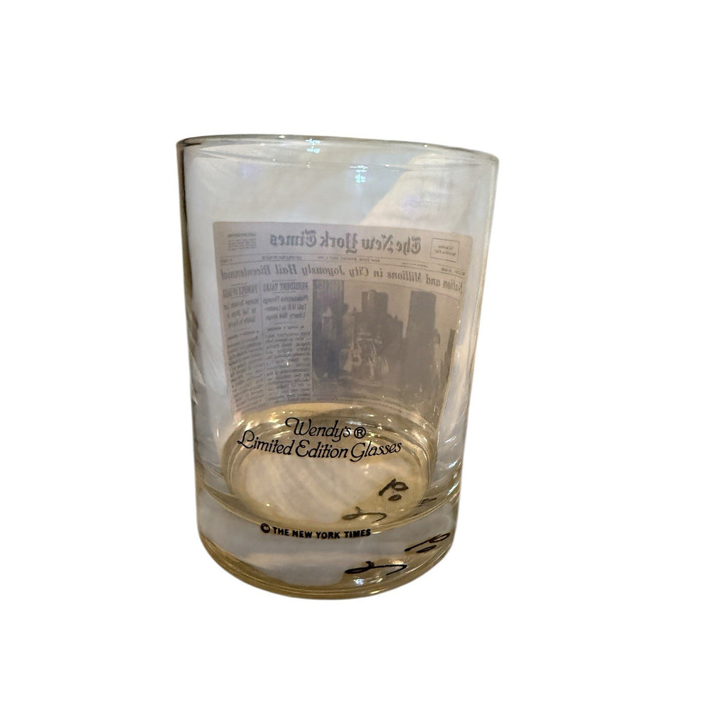 Wendy's New York Times Olympic Columbia Bicentennial Glass Limited Edition Lot 3