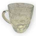 Vintage Clear Pressed Glass Beer Mug Tankard Thumbnail 4 3/4" x 3 3/4"