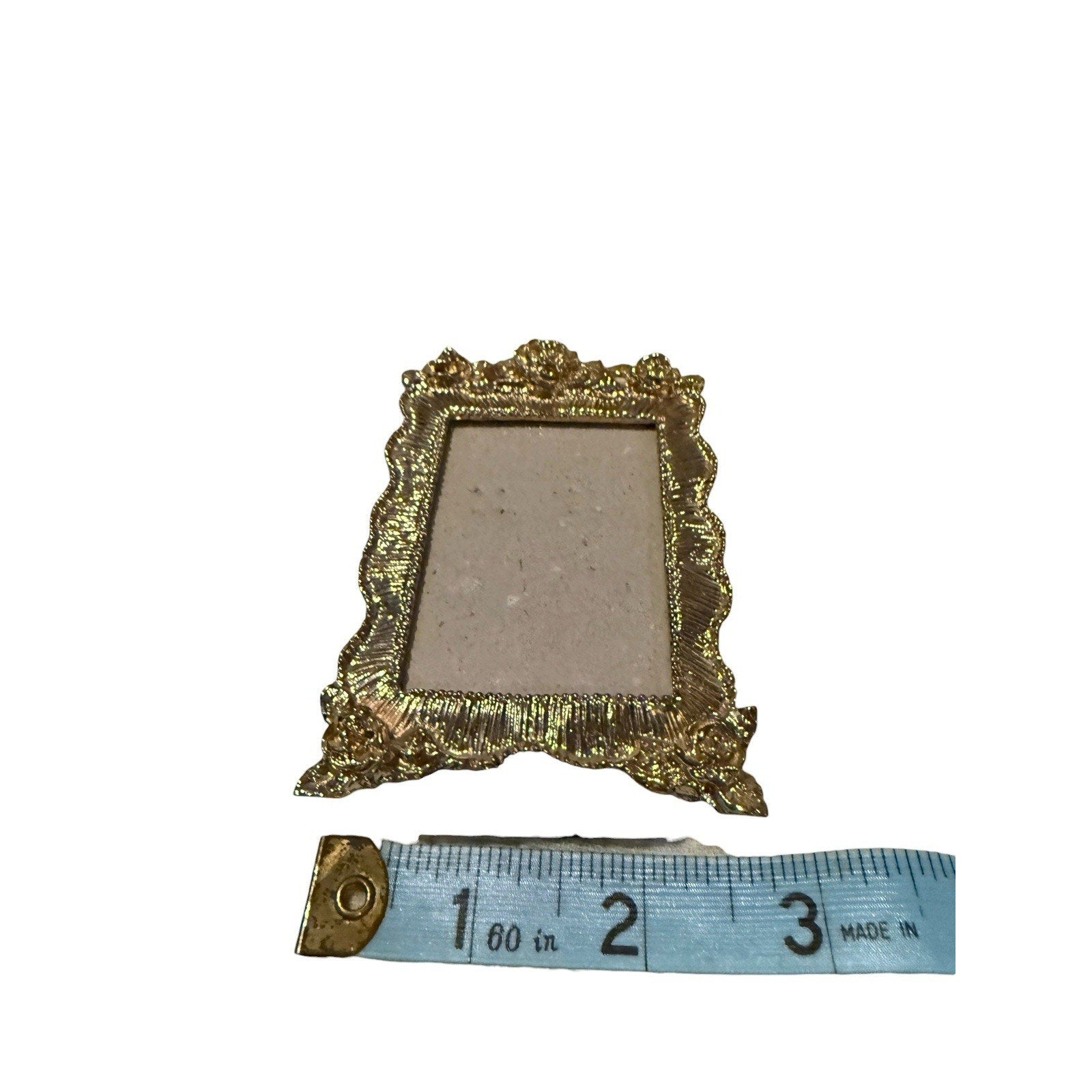 Vintage Victorian Style Set Of 2 Mini Gold Frames