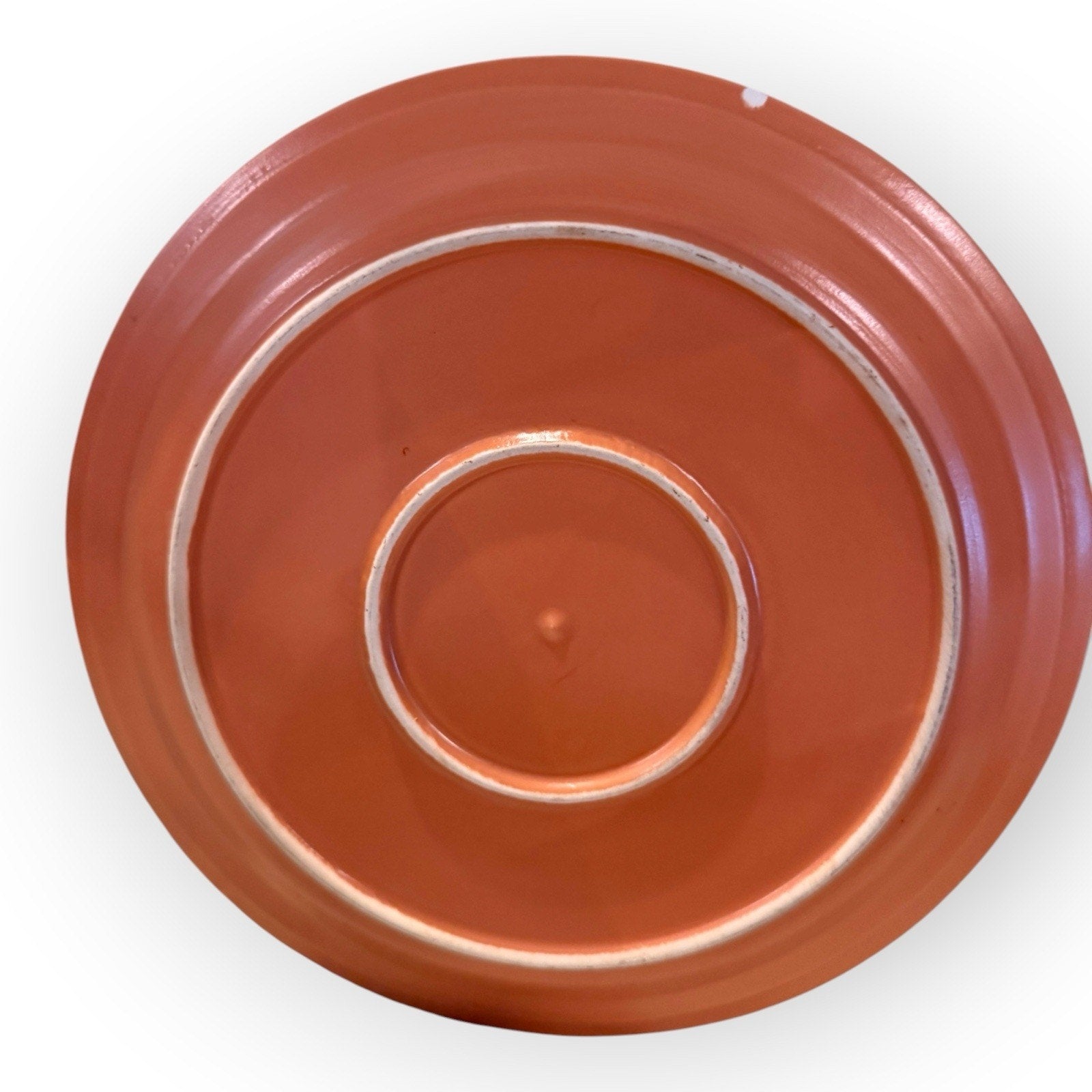 Vintage HIMARK WINE COUNTRY Salmon with Grape & Leaf Design Ceramic Plate 9.25"