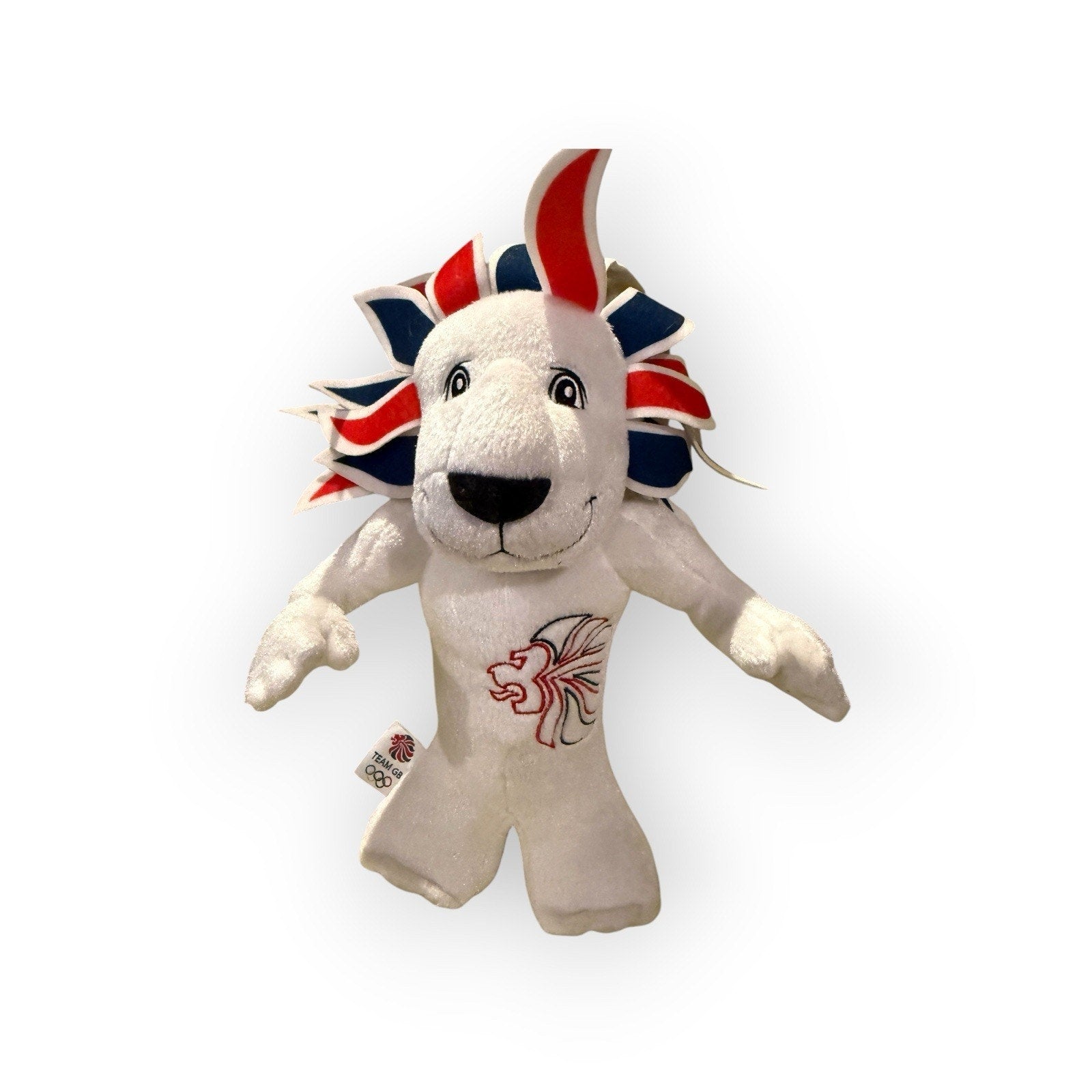 2012 Olympics Team GB Pride the Lion Mascot Soft Toy Plush