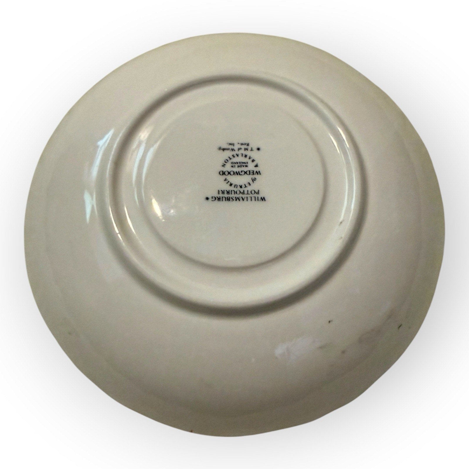 Wedgwood Williamsburg Potpourri Replacement Saucer
