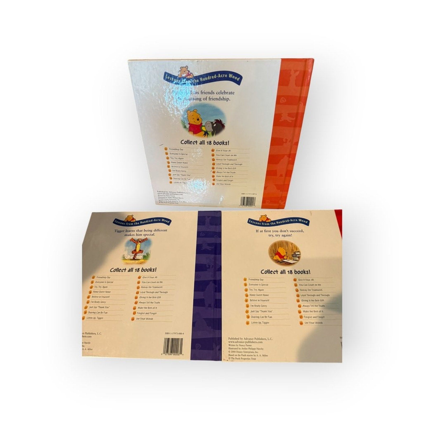 Disney Winnie the Pooh Hardcover Book Set 1-7
