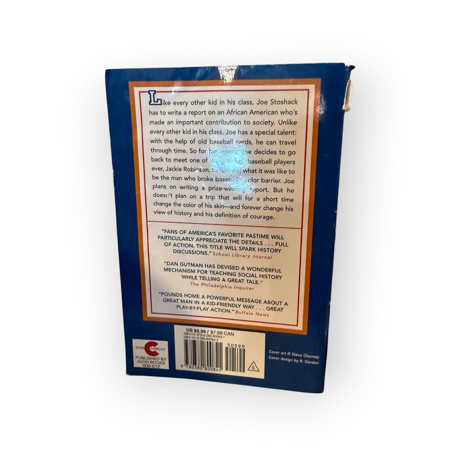 Set of 4 Baseball Card Adventure series books by Dan Gutman