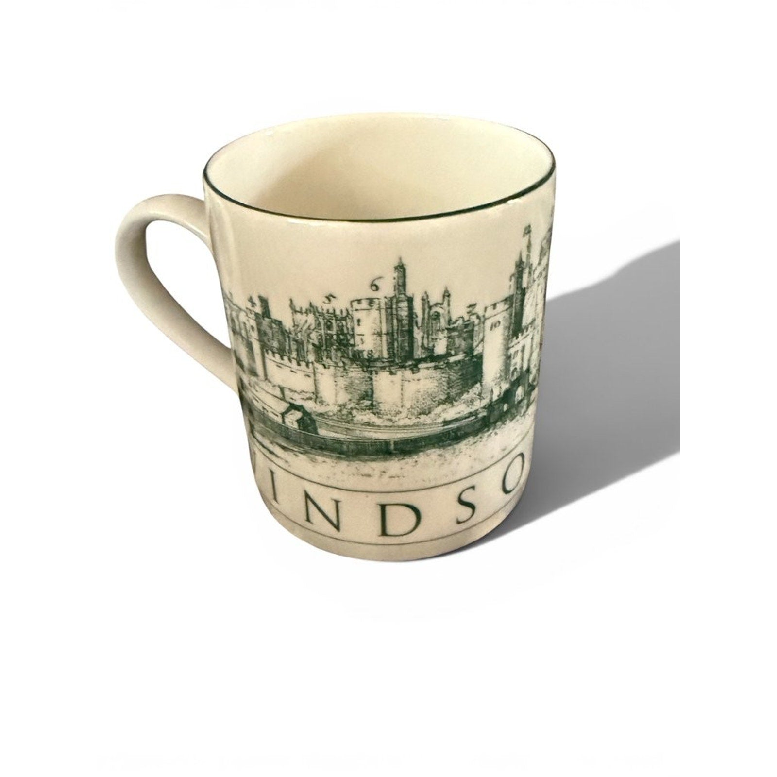 Windsor Castle Fine Bone China Mug and Saucer Set