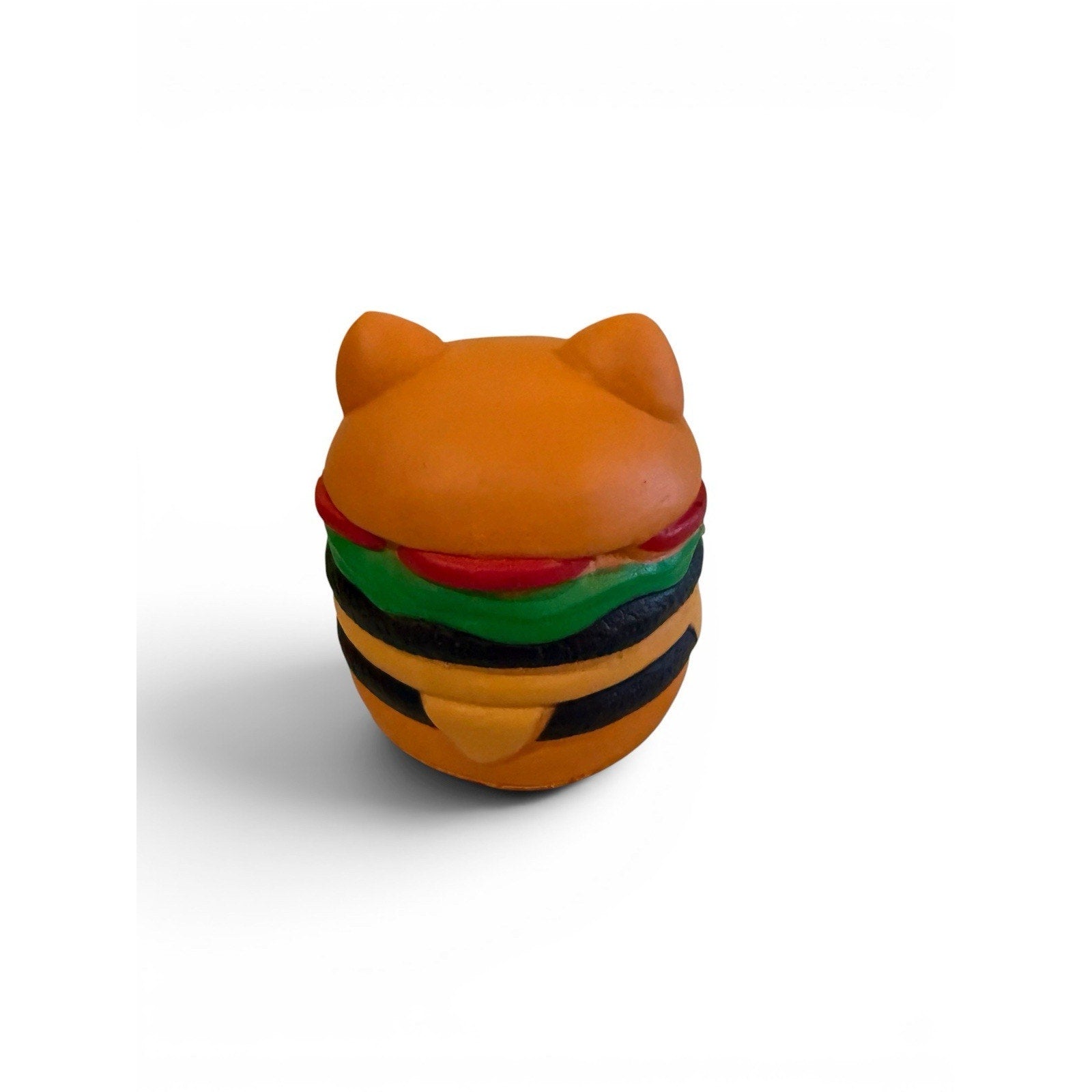 SQUISH MEEZ SQUISHY HAMBURGER CAT STRESS BALL SQUEEZE ONLY CUTE KAWAII SMILING