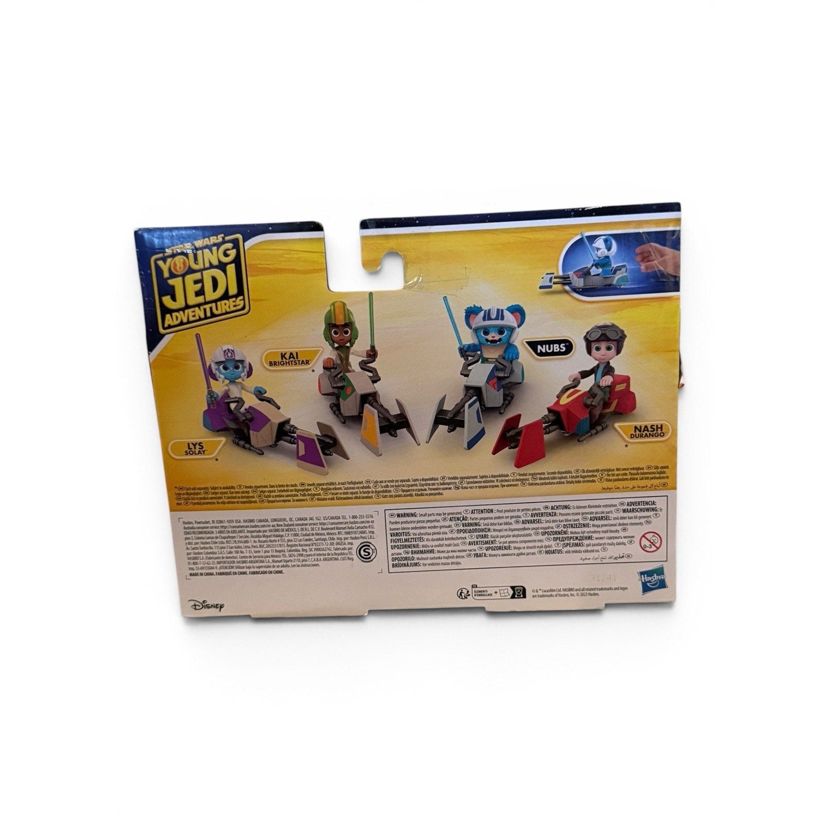 NUBS! Young Jedi Adventures Nubs + Speeder Bike Vehicle Set Brand New